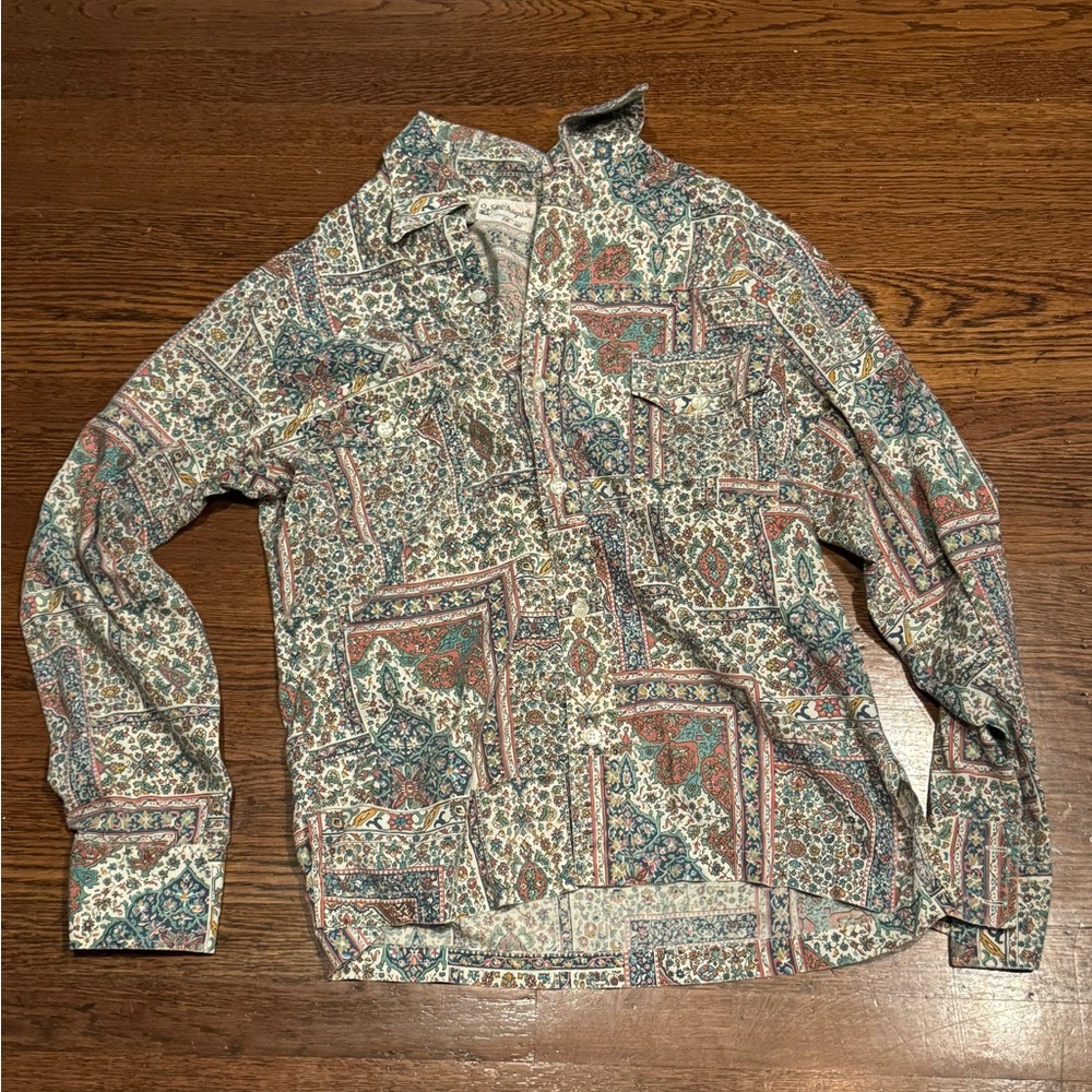 1970’s Vintage Men’s Button Down Shirt Designs Inc.